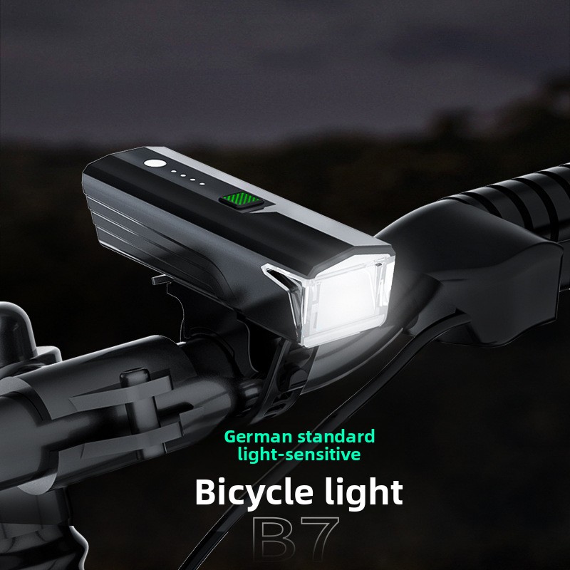 Mountain Biking Essentials - 防水マウンテンバイクライト、長時間使用可能な夜間走行警告灯、必須の安全保護用高輝度リアライト