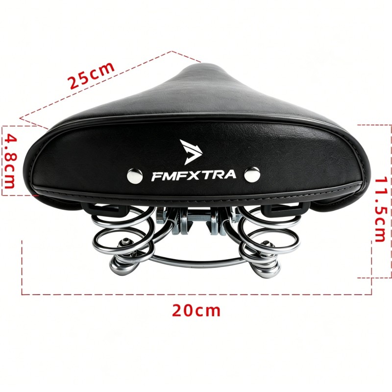 Mountain Biking Essentials - 【旅行の必需品】FMFXTRA マウンテンバイク用大型リアシートクッション 拡大して厚くした自転車サドル エクストラワイド折りたたみデザイン