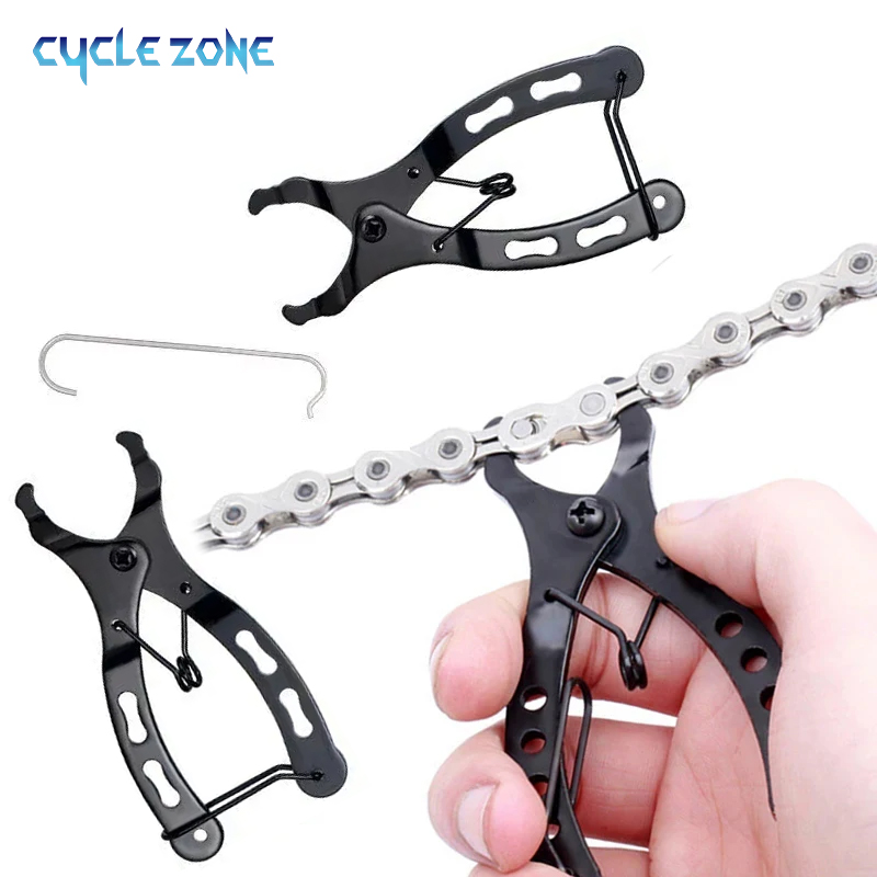 Chain Quick Link - ミニ自転車チェーンバックルプライヤー飲料 MTB 自転車チェーンクイックリリースマジックリンククランプ取り外しインストールプライヤーサイクリング修復ツール