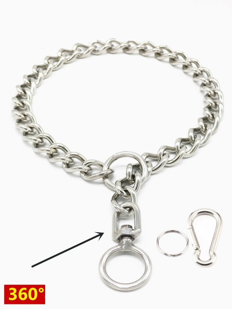 Chain Quick Link - 犬の首輪,ステンレス鋼,シームレス,ワイヤーなし,304-5mm,直径35-80cm,2.5