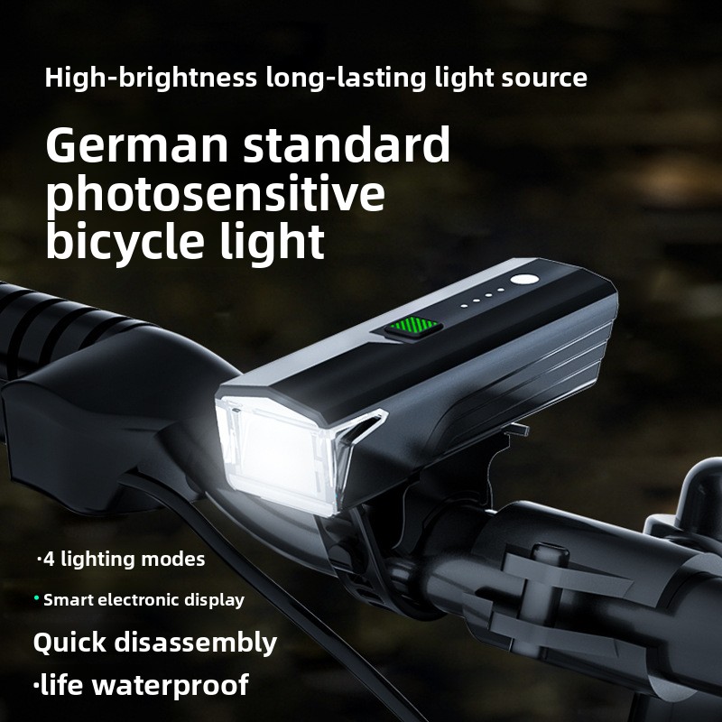 防水マウンテンバイクライト、長時間使用可能な夜間走行警告灯、 - Mountain Biking Essentials のレビューと価格