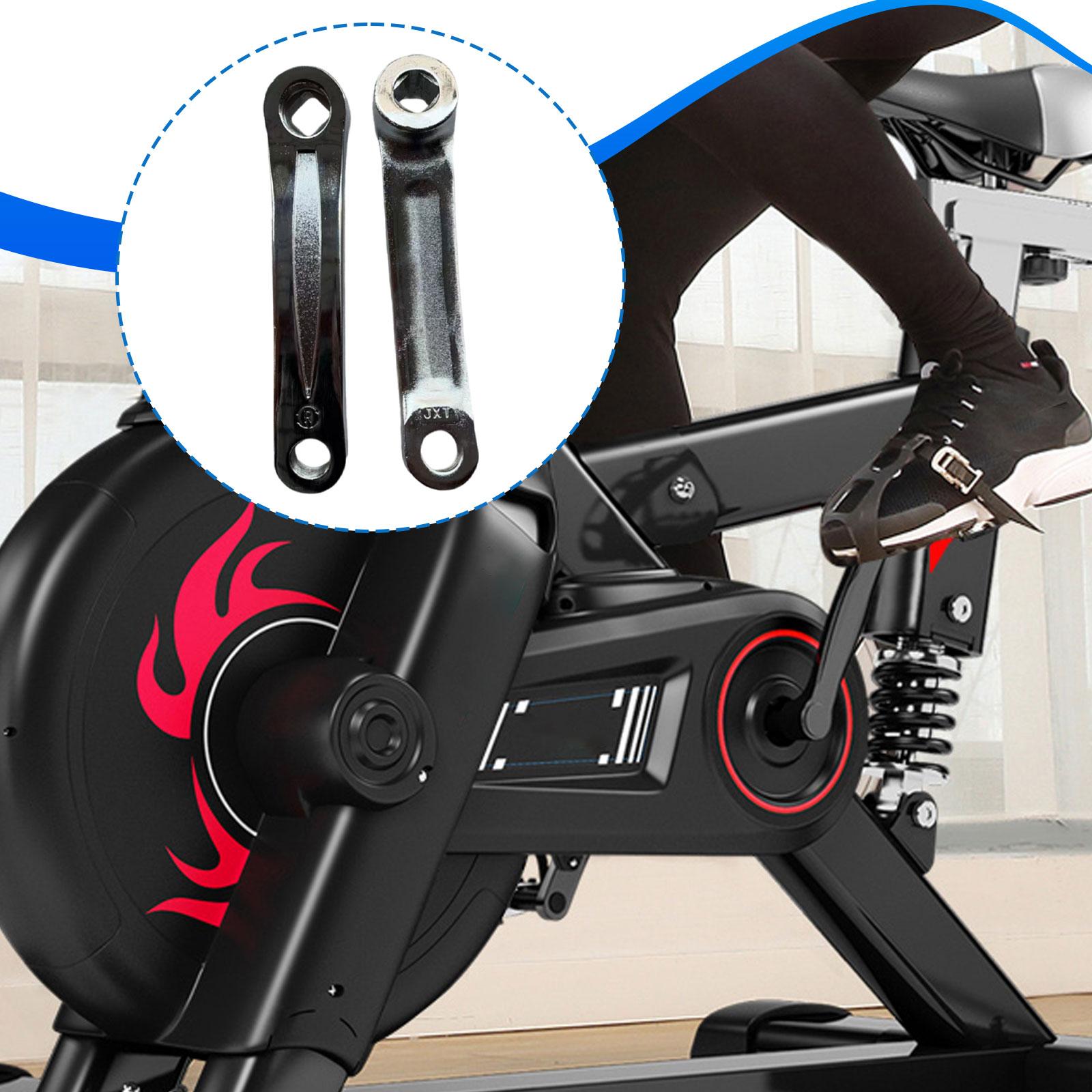 自転車クランクアーム鉄製交換用クランクセット屋内フィットネス - Mountain Biking Essentials のレビューと価格