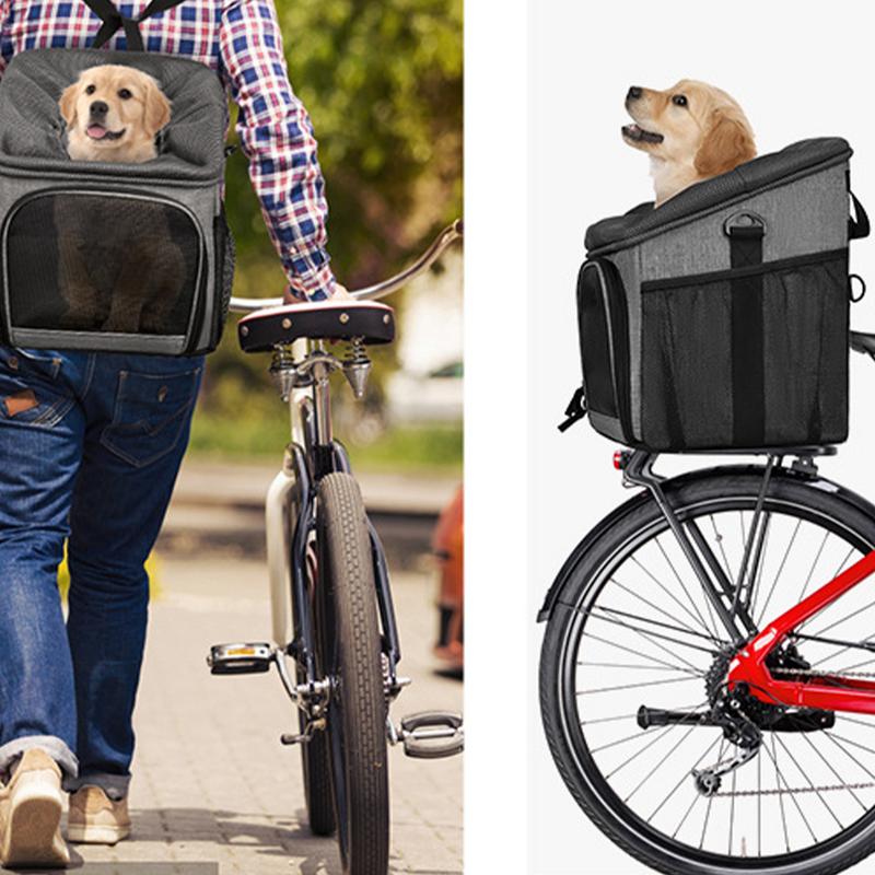 犬用自転車キャリア 犬用自転車バスケット 取り外し可能 軽量 - Mountain Biking With Dog のレビューと価格