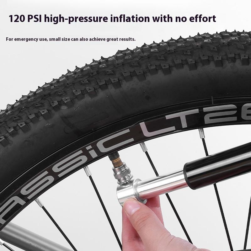 移動中のタイヤ空気入れ; 自転車用ポータブルミニポンプ。 シ - Mountain Biking Essentials のレビューと価格