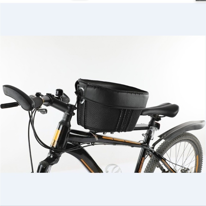 サドルマウント式自転車ペットバスケット、取り外し可能な自転車 - Mountain Biking With Dog のレビューと価格