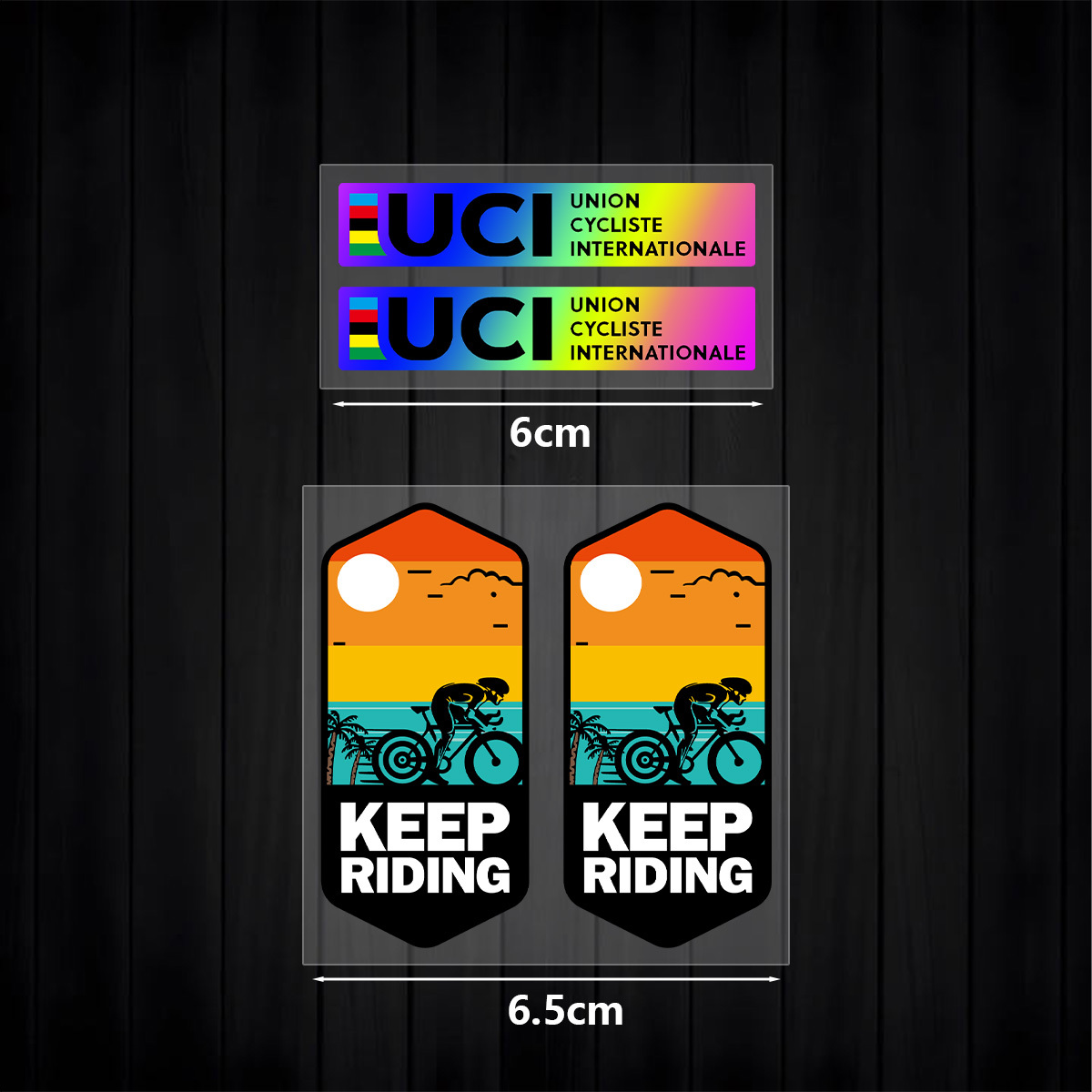 UCI キープライディングステッカーセット 1 セット防水ビ - Mountain Biking Uci のレビューと価格