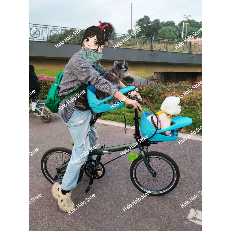 小型の布製折りたたみ自転車、マウンテンバイク、キャットバイク - Mountain Biking With Dog のレビューと価格